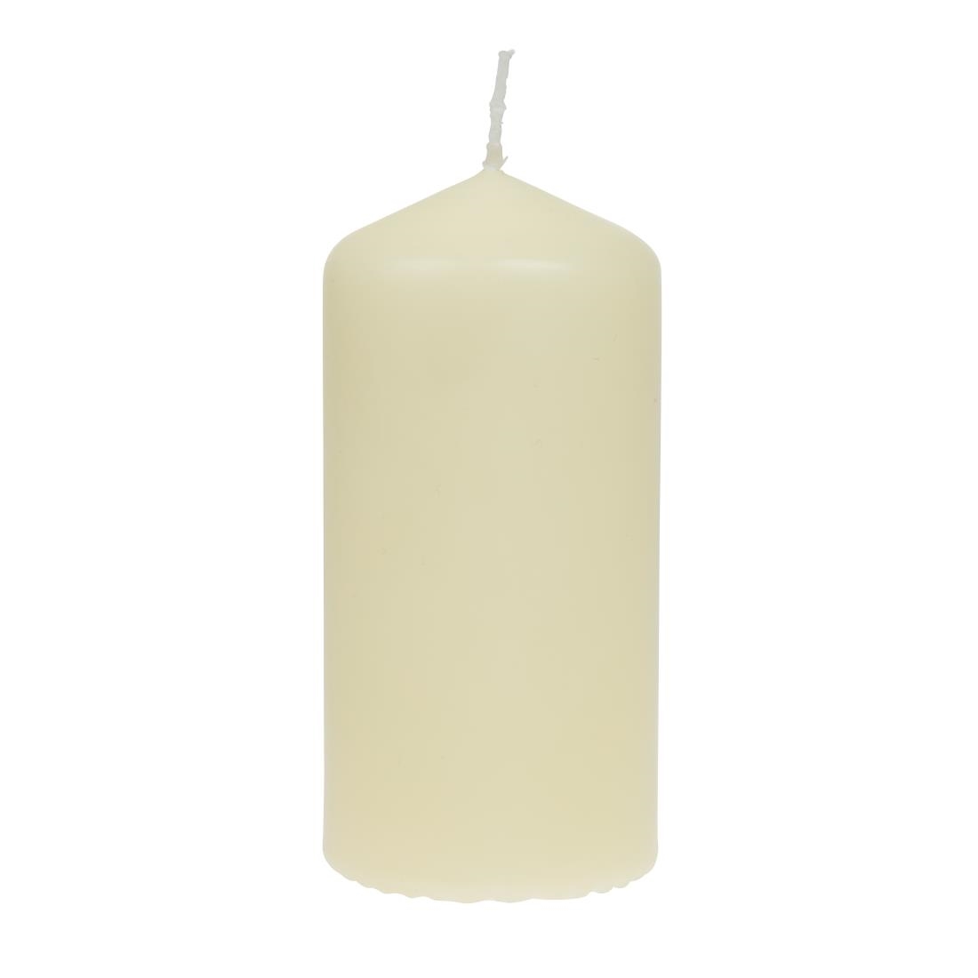 Bolsius Tall Pillar Candles Ivory 120mm [PK12]