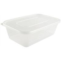 Plastic Microwave Container 650ml [PK250]